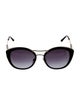 Burberry House Check Pattern Cat-Eye Sunglasses