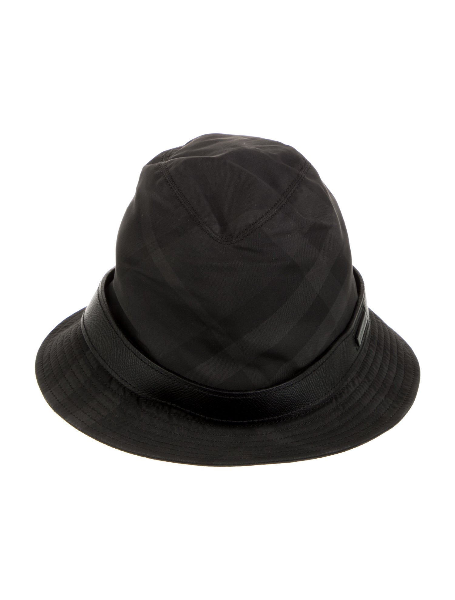 Burberry Men's Black Nylon Fedora
