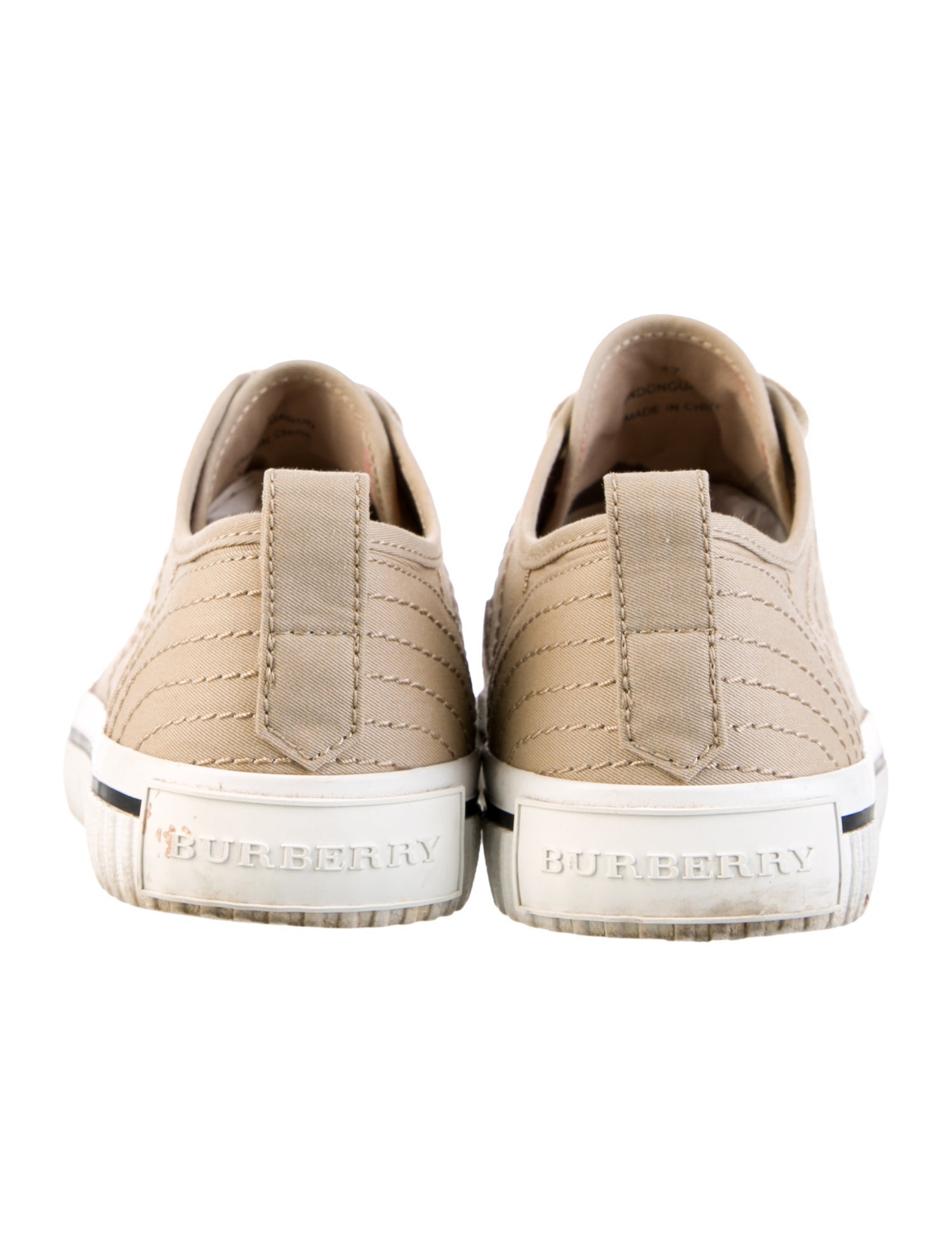 Burberry Canvas Printed Sneakers