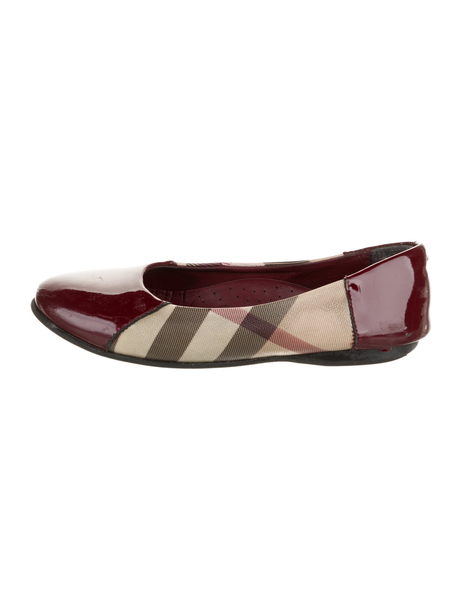 Burberry Girls' Patent Leather Flats