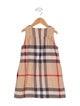 Burberry Toddler Girls' Checkprint Sleeveless Dress