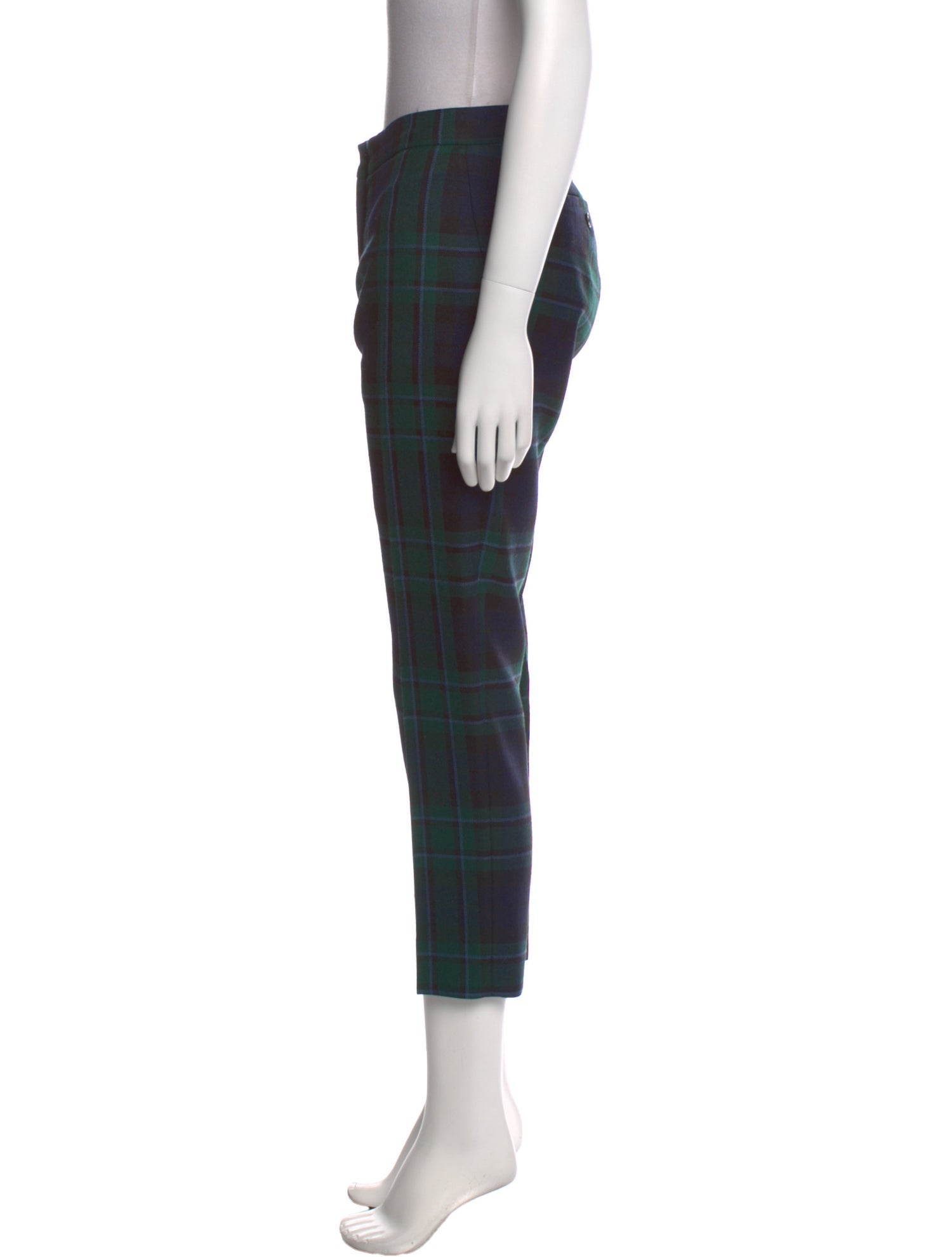 Burberry Wool Straight Leg Pants