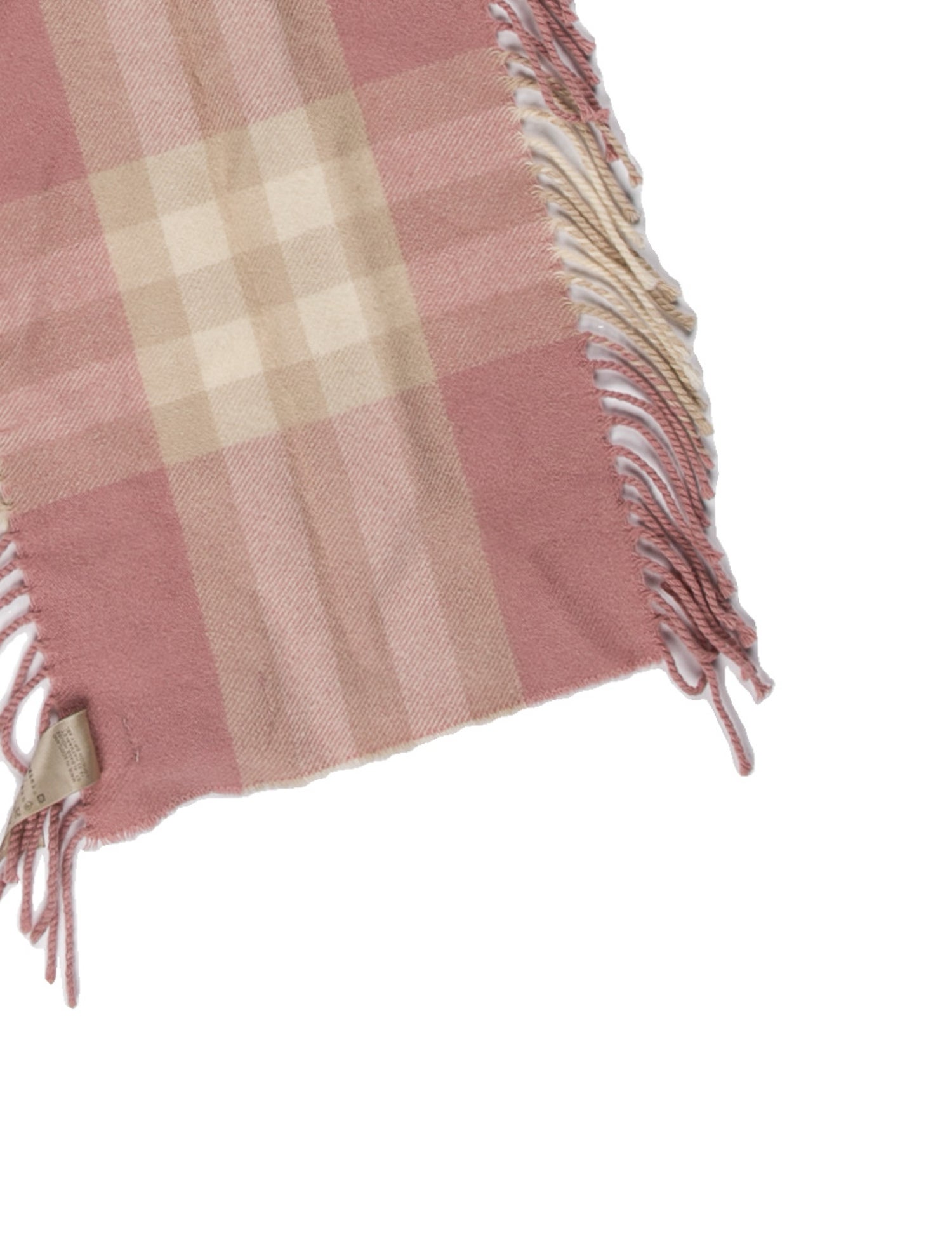 Burberry Cashmere Plaid Print Scarf