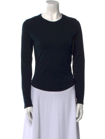 Burberry Crew Neck Long Sleeve Top