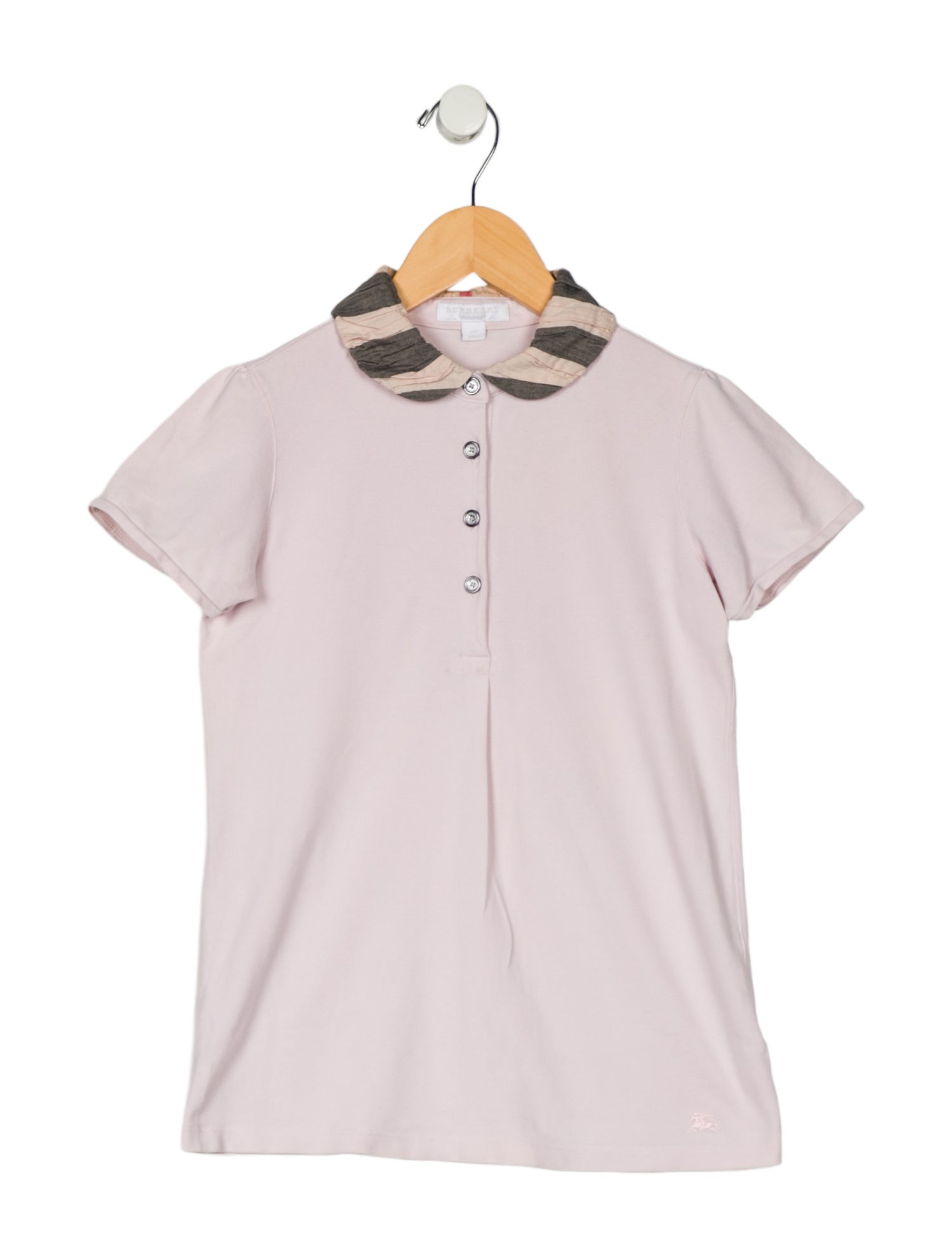 Burberry Burberry Girls' Pink Collared Shirt