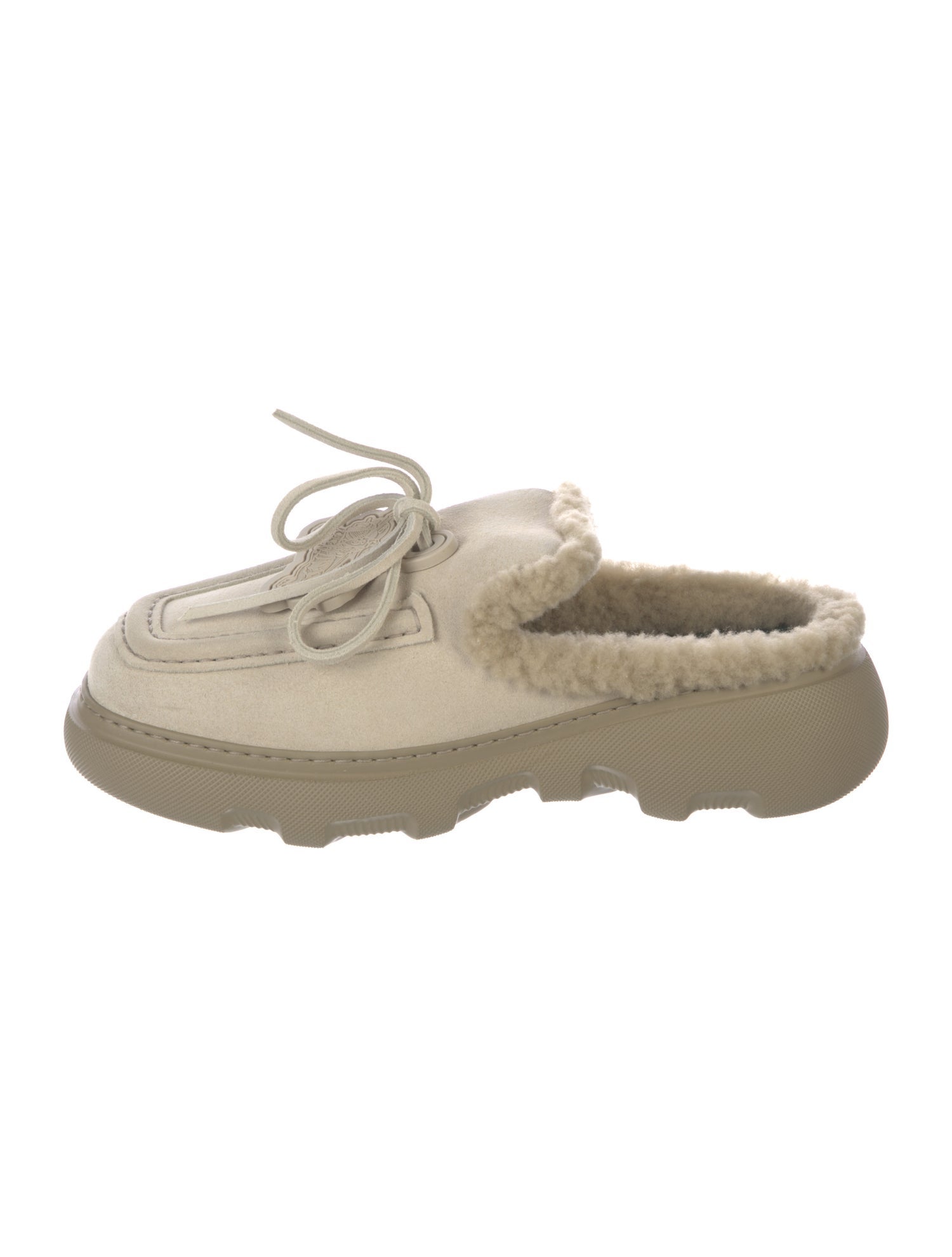 Burberry Suede Mules