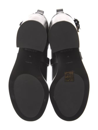 Burberry Exploded Check Pattern Leather Boots