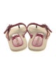Burberry Nova Check Pattern Patent Leather Flip Flops