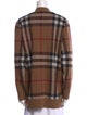 Burberry Wool Plaid Print Sweater