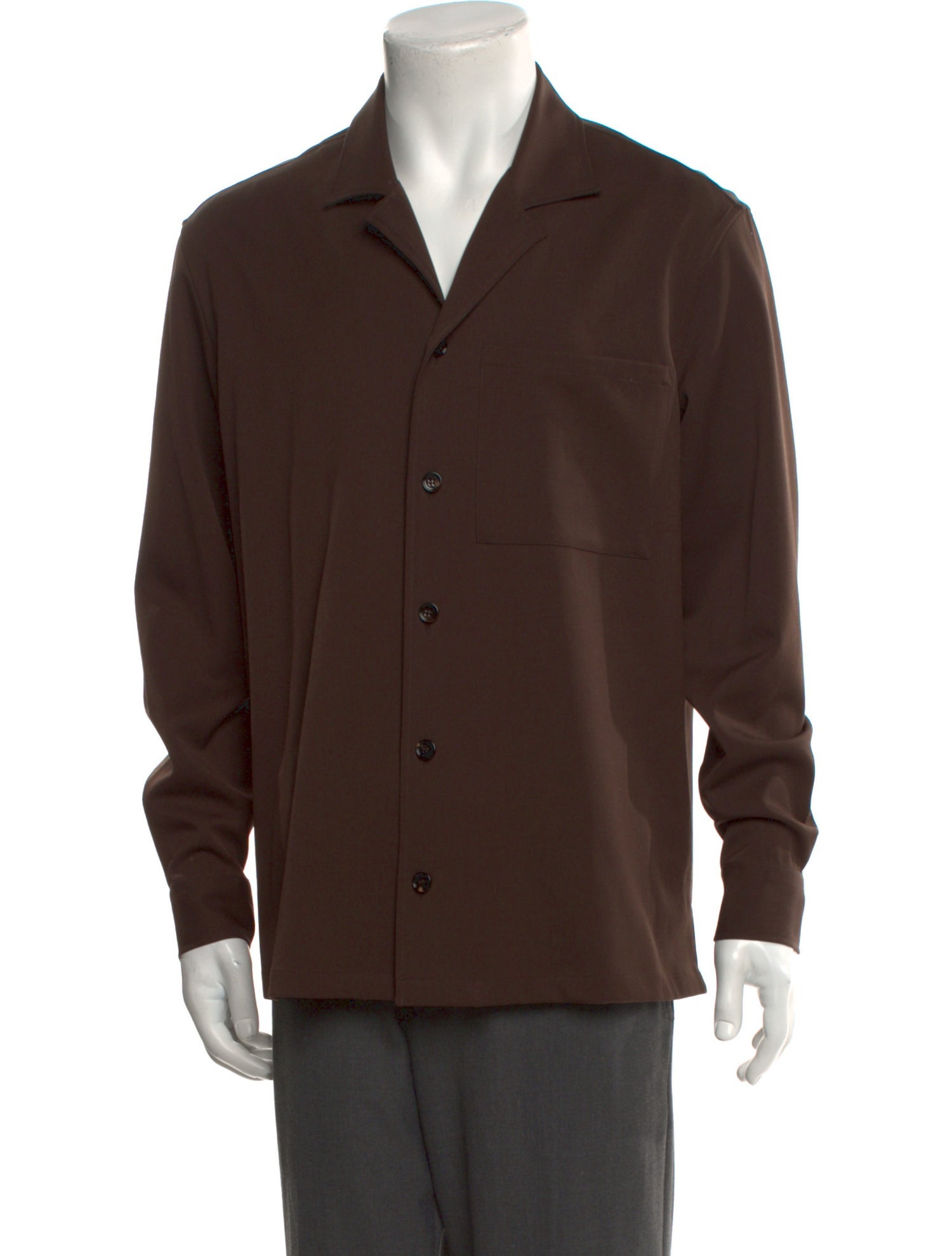 Burberry Wool Long Sleeve Shirt