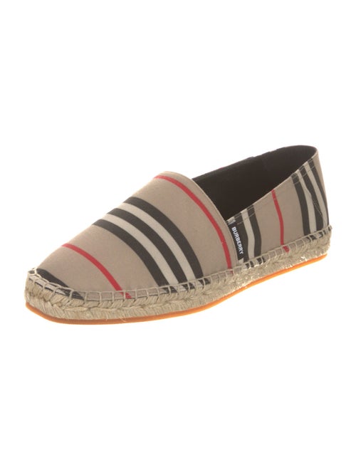 Burberry Canvas Striped Espadrille Sneakers
