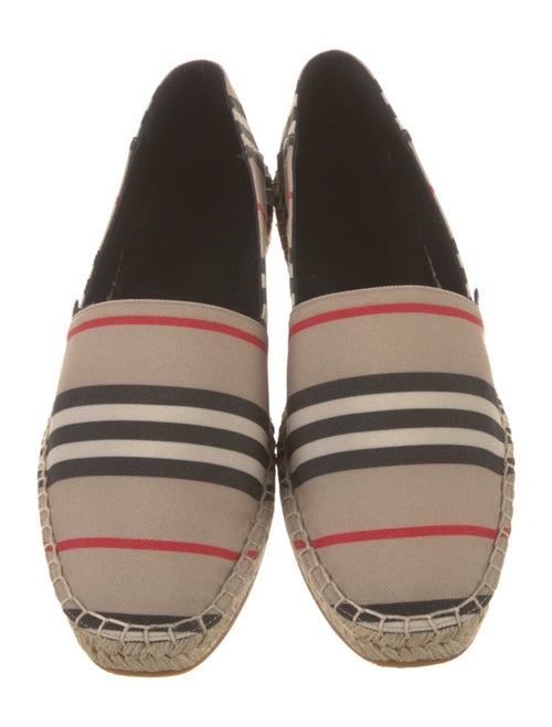 Burberry Canvas Striped Espadrille Sneakers