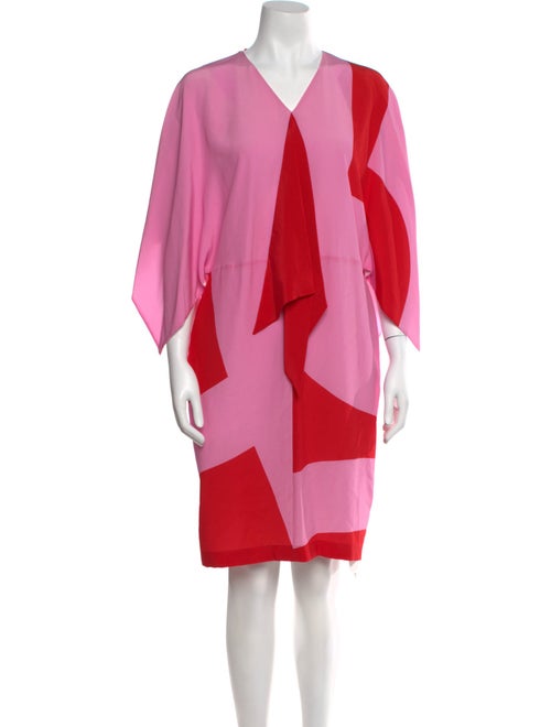 Burberry Silk Knee-Length Dress