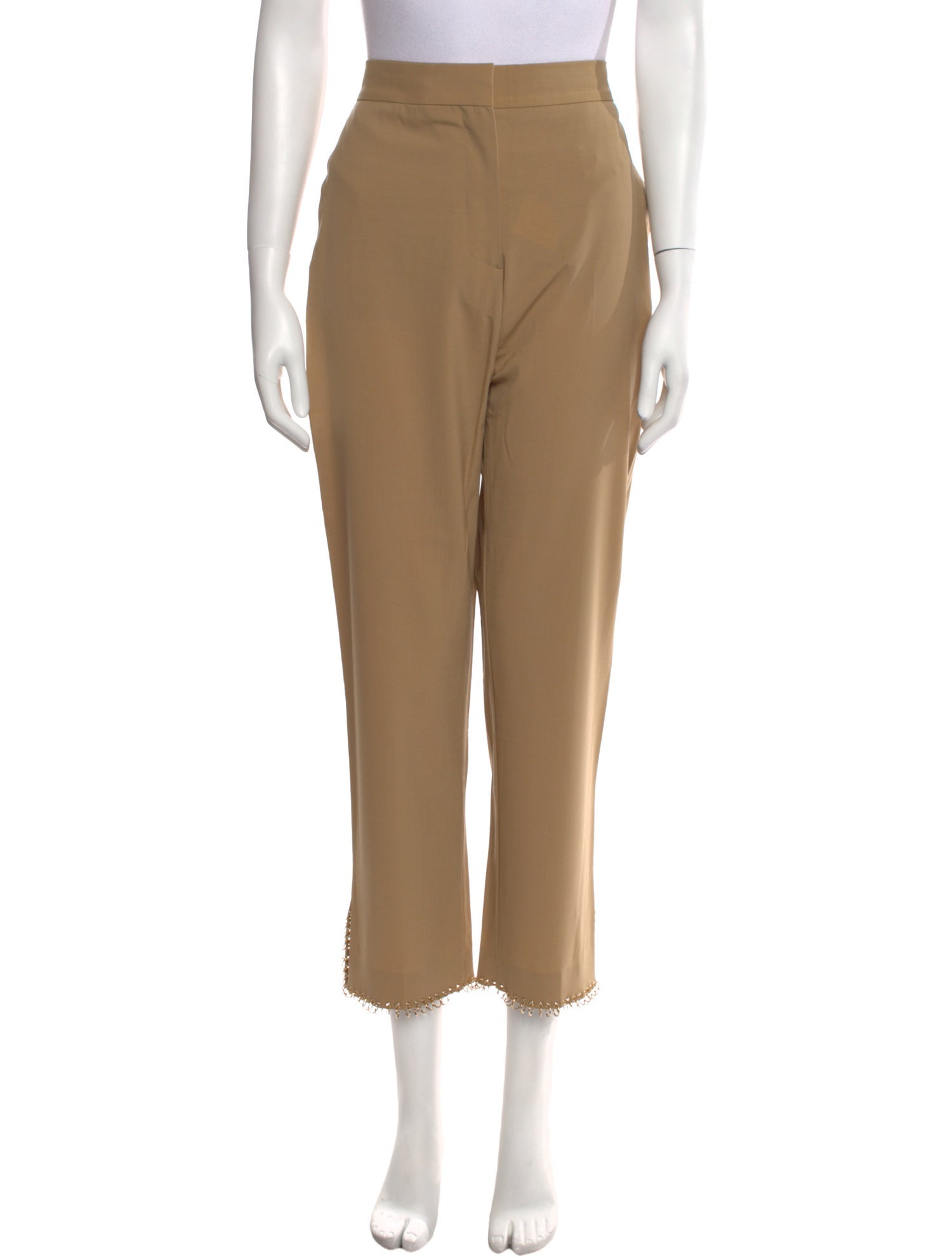 Burberry Wool Straight Leg Pants