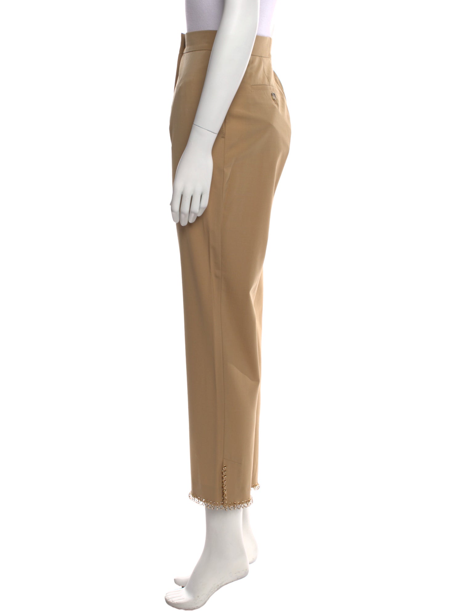 Burberry Wool Straight Leg Pants