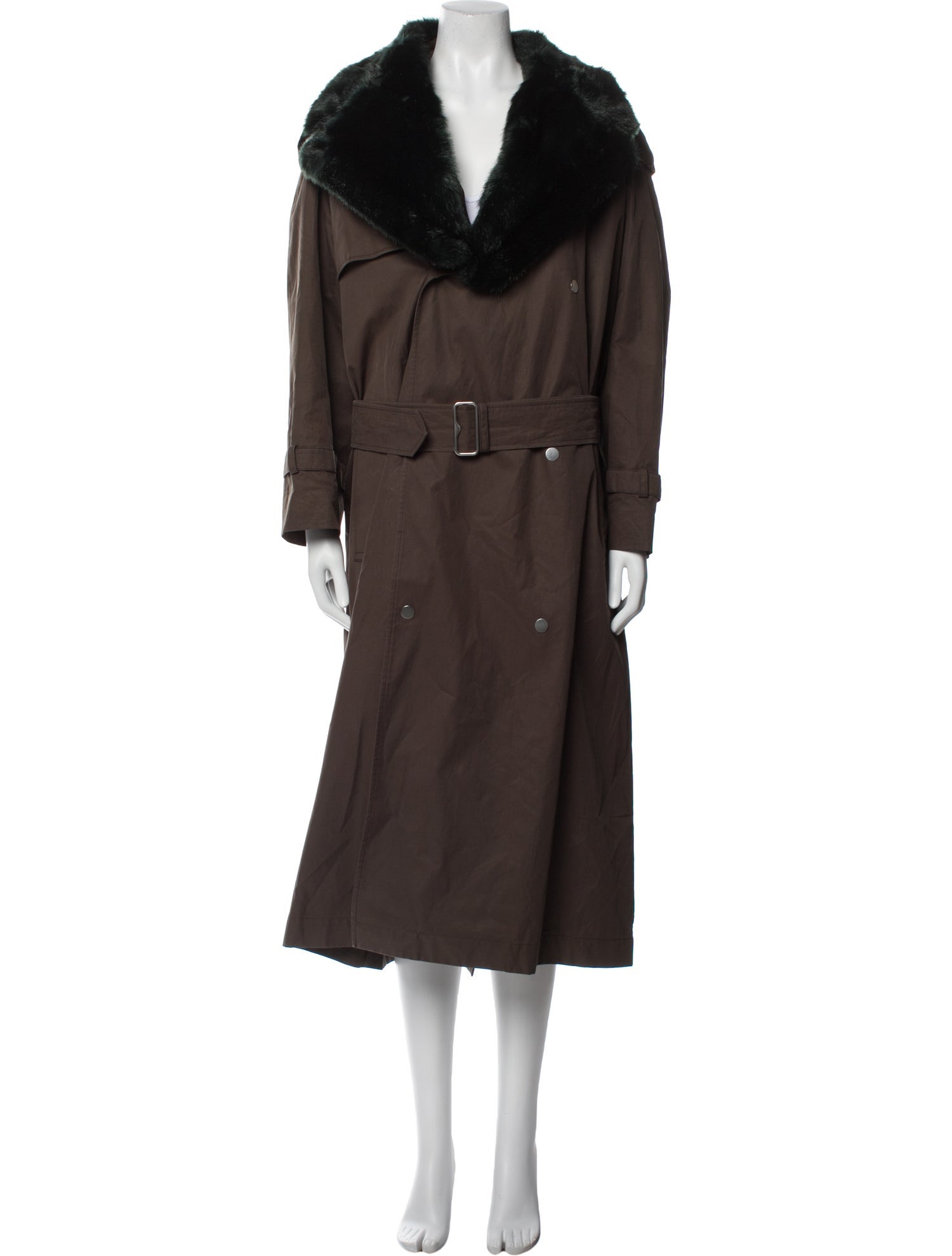 Burberry Faux Fur Coat