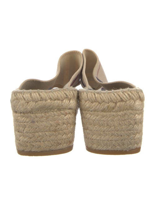 Burberry Nova Check Pattern Canvas Espadrilles