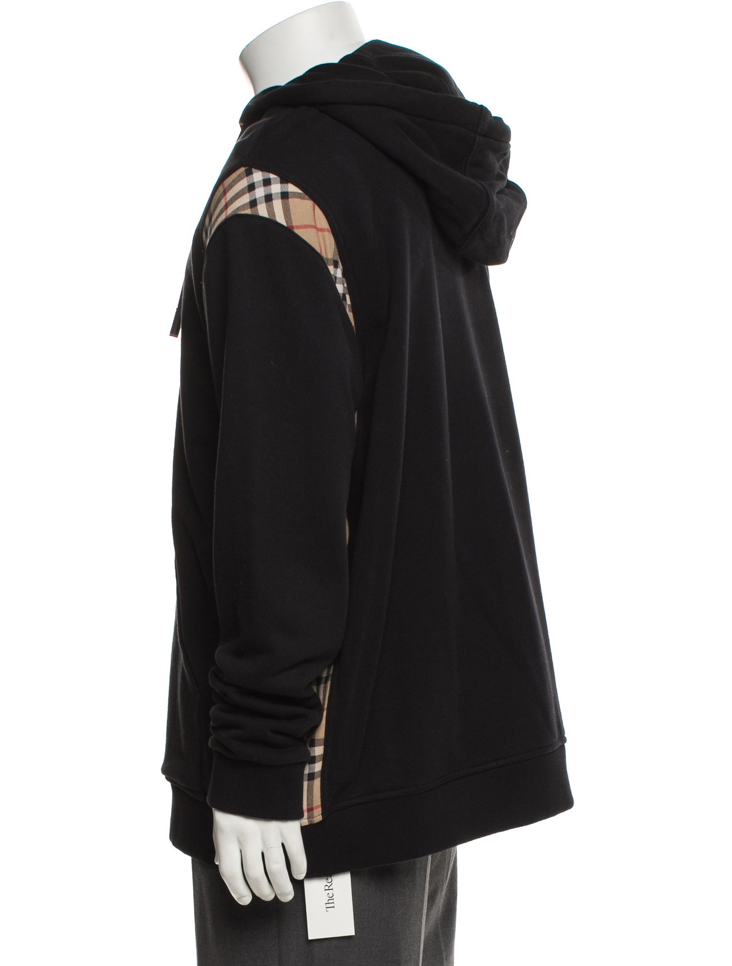 Burberry House Check Pattern Crew Neck Hoodie