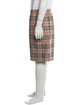 Burberry Nova Check Pattern Flat Front Shorts