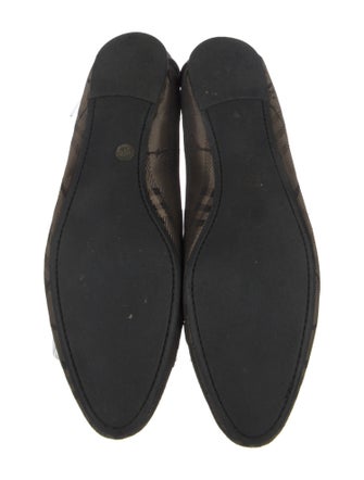 Burberry Canvas Plaid Print Loafers