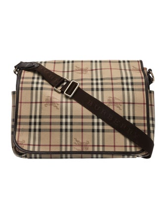 Burberry Haymarket Check Messenger Bag