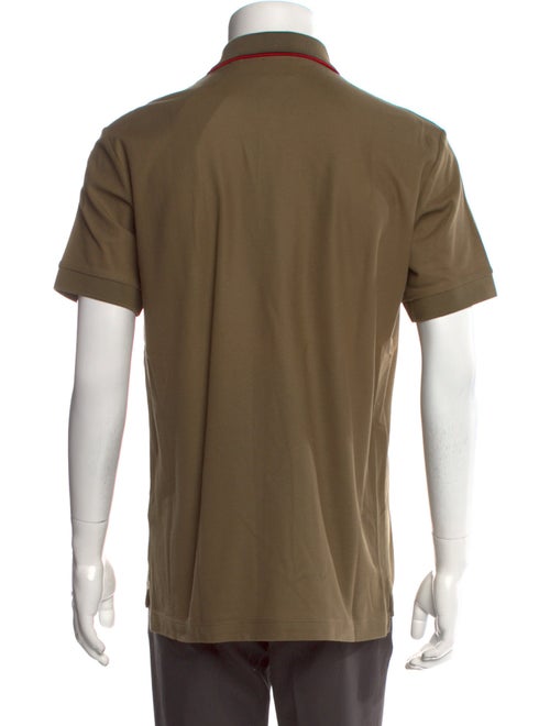Burberry TB Monogram Crew Neck Polo Shirt