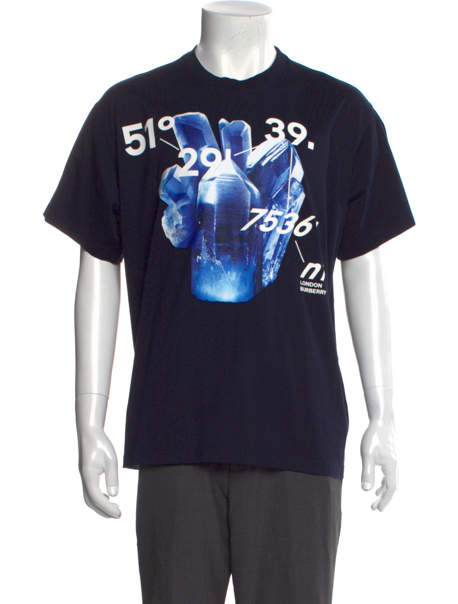 Burberry Graphic Print Crew Neck T-Shirt