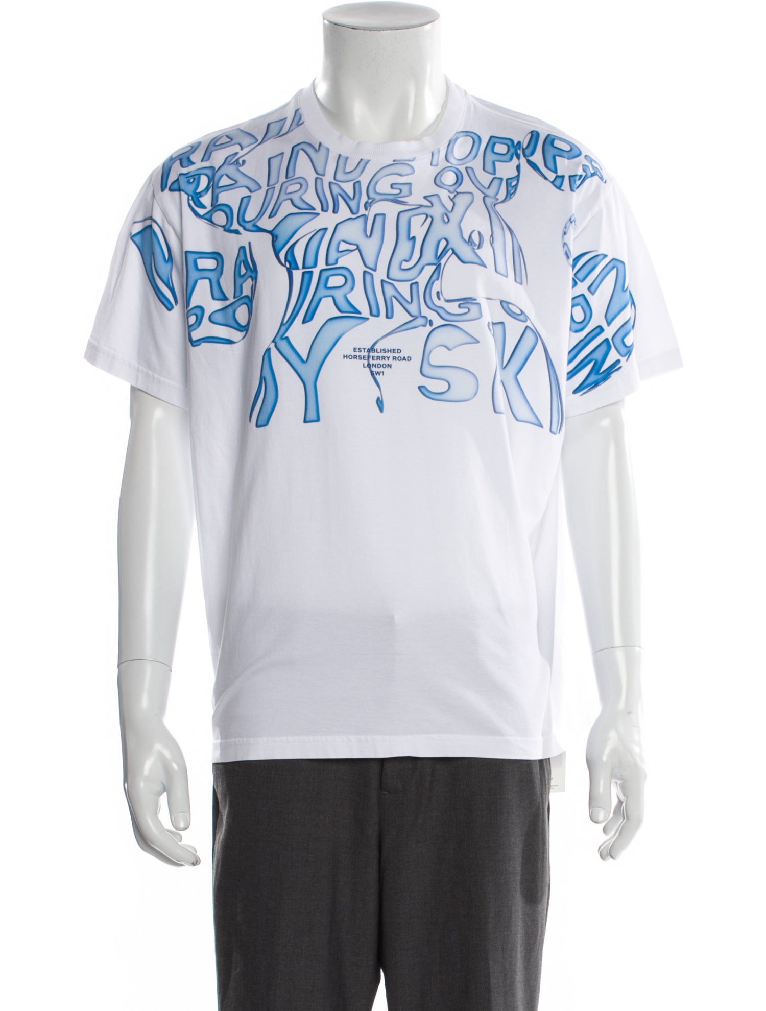 Burberry Graphic Print Crew Neck T-Shirt