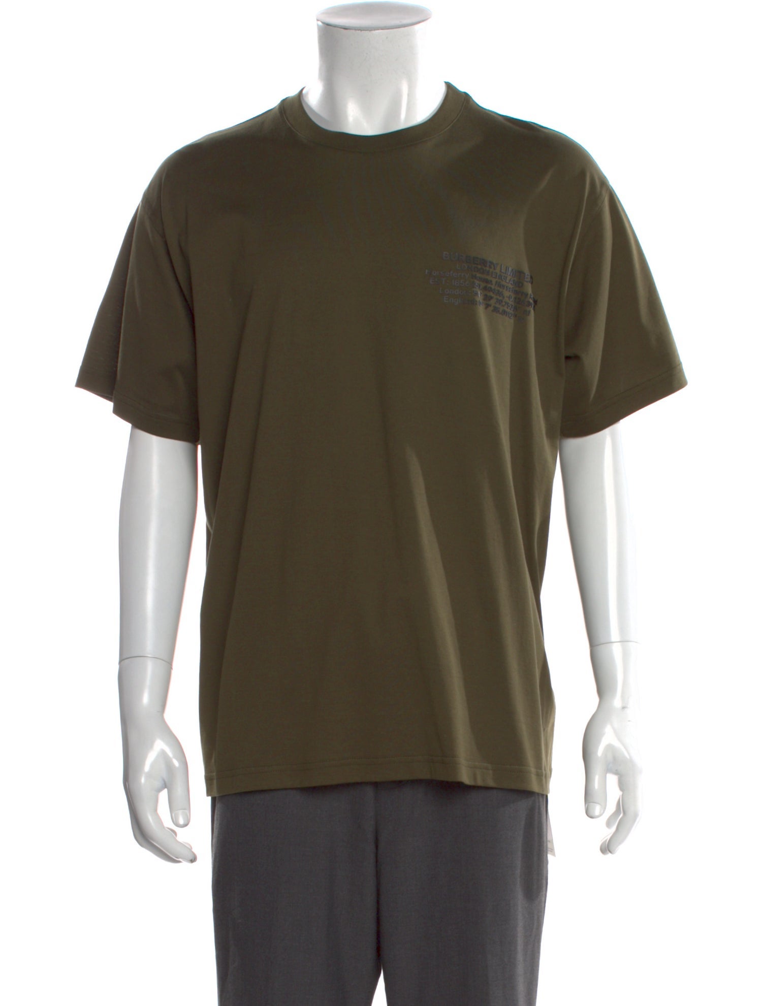 Burberry Crew Neck Short Sleeve T-Shirt