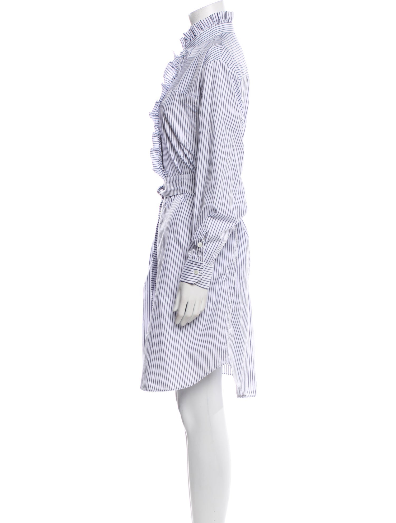 Burberry Striped Knee-Length Dress