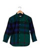 Burberry Boys' Check Button-Up Shirt