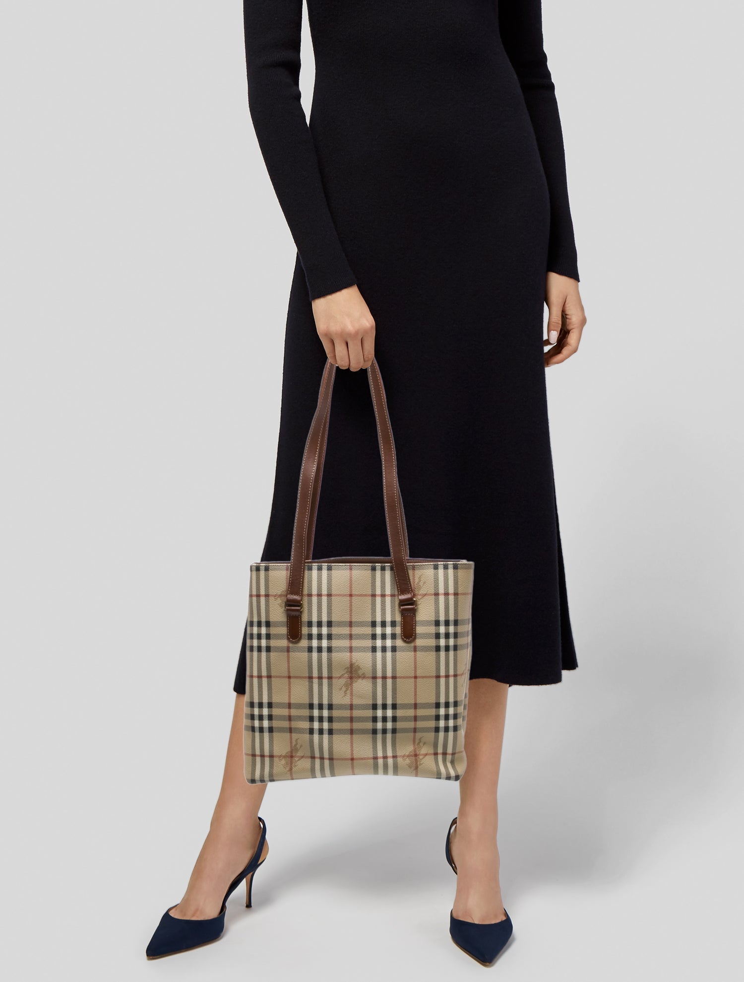 Burberry Haymarket Check Tote