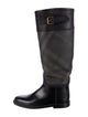 Burberry Beat Check Pattern Rubber Rain Boots