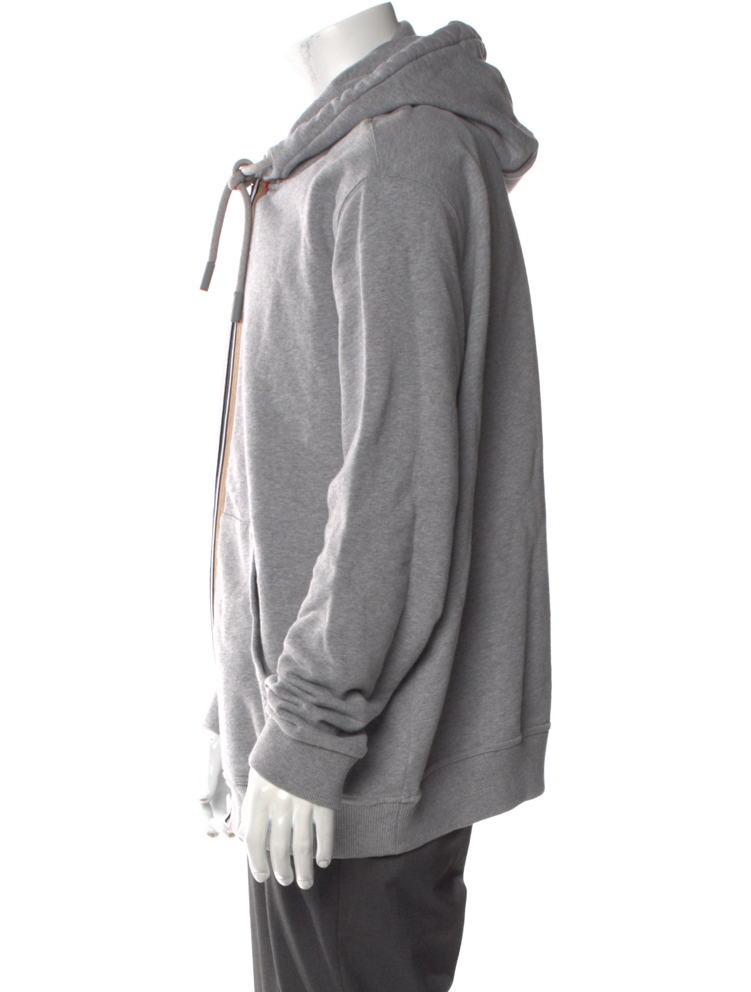 Burberry Striped Crew Neck Hoodie