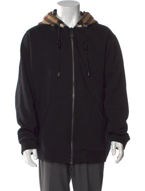 Burberry House Check Pattern Crew Neck Hoodie