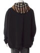 Burberry House Check Pattern Crew Neck Hoodie