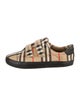 Burberry House Check Pattern Canvas Sneakers