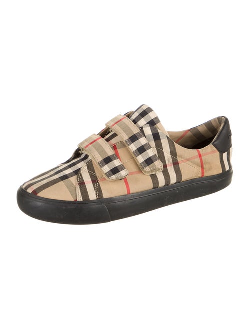 Burberry House Check Pattern Canvas Sneakers