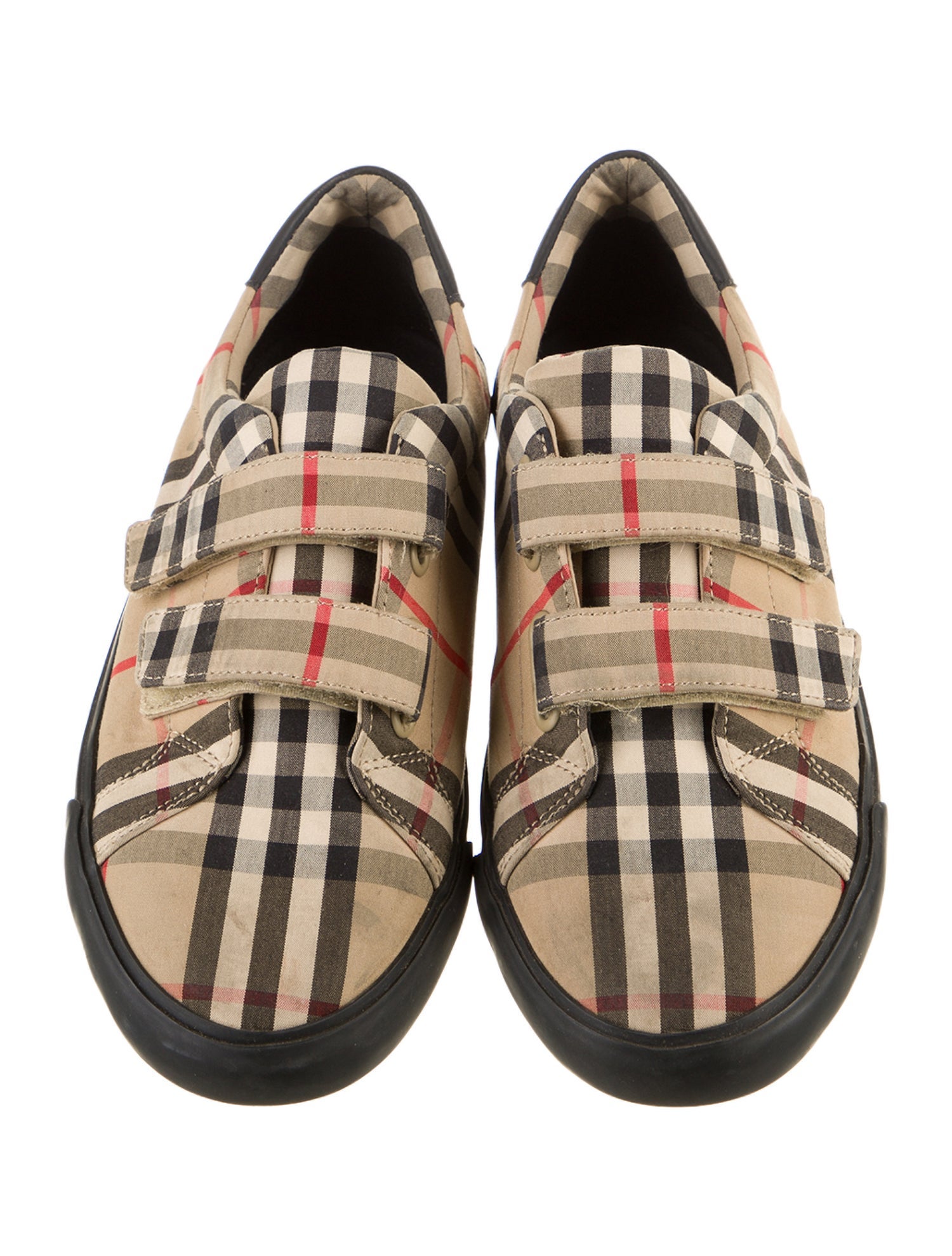Burberry House Check Pattern Canvas Sneakers