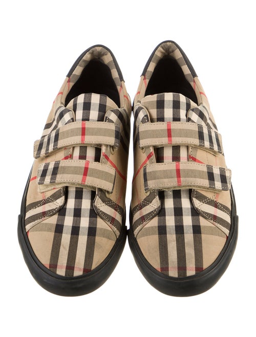 Burberry House Check Pattern Canvas Sneakers