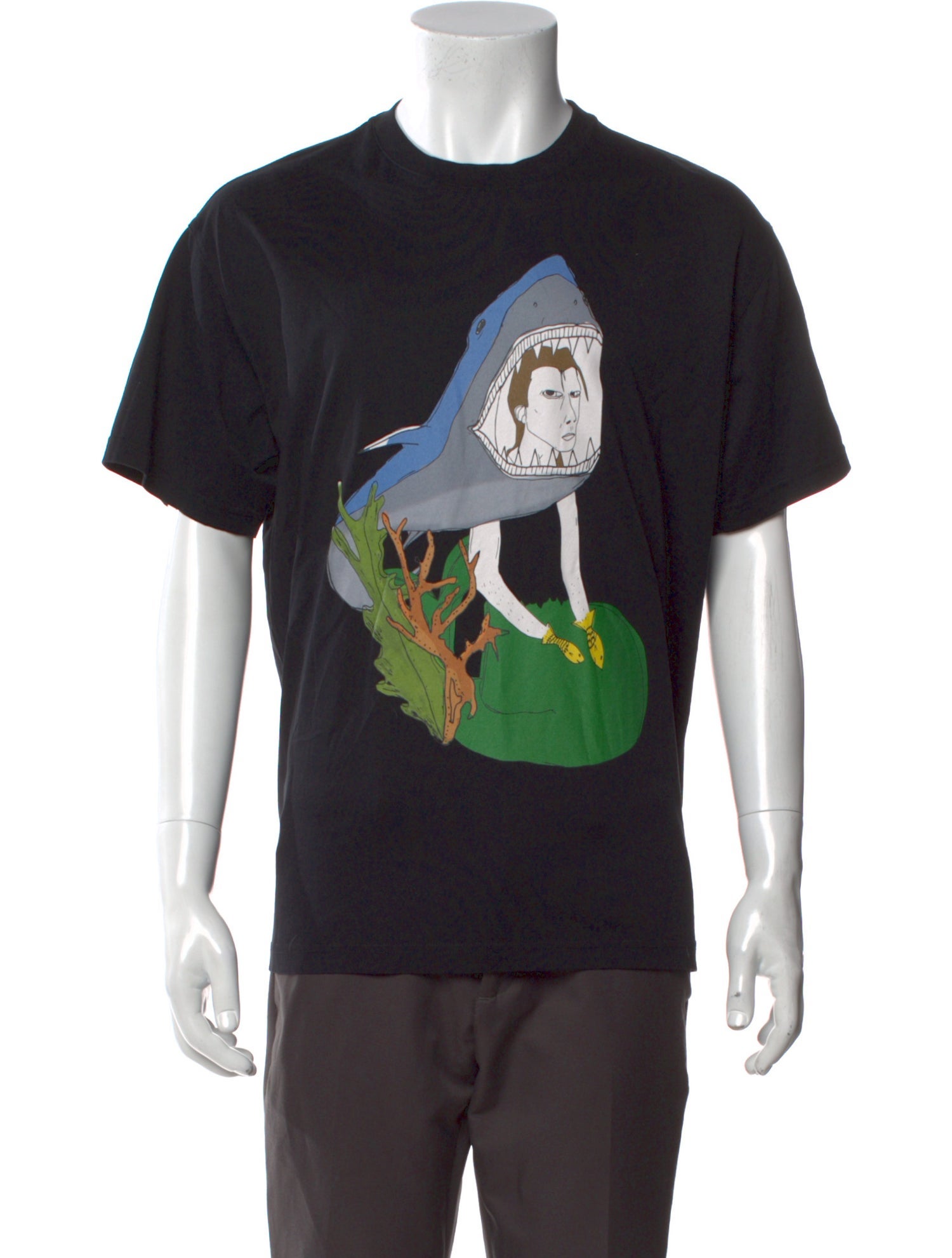 Burberry Graphic Print Crew Neck T-Shirt