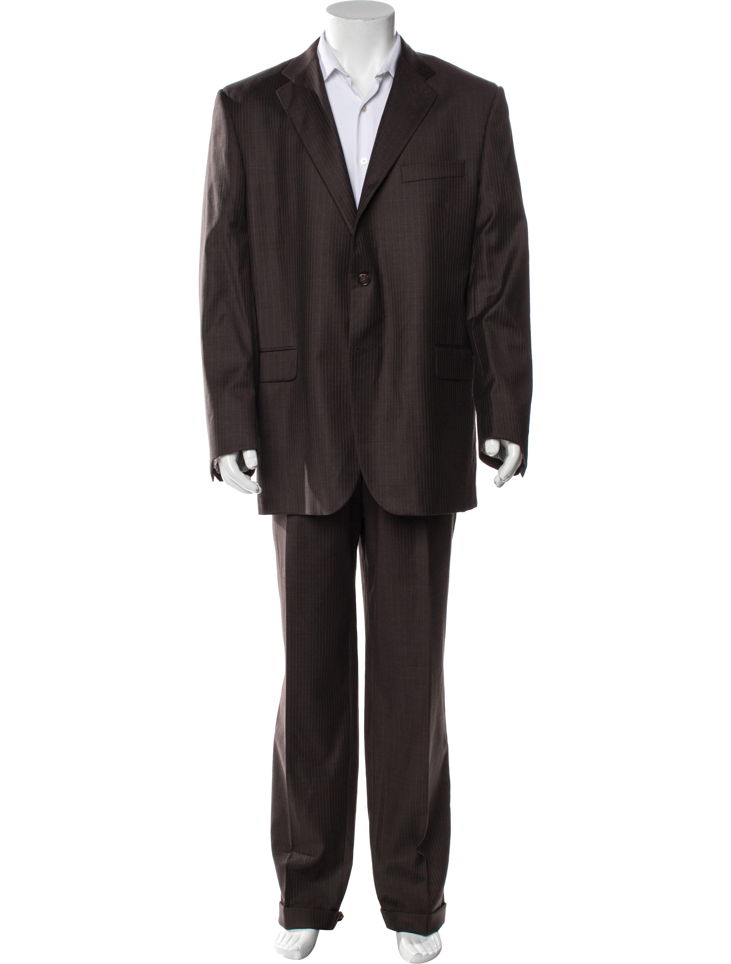 Burberry Wool Striped Two-Piece Suit