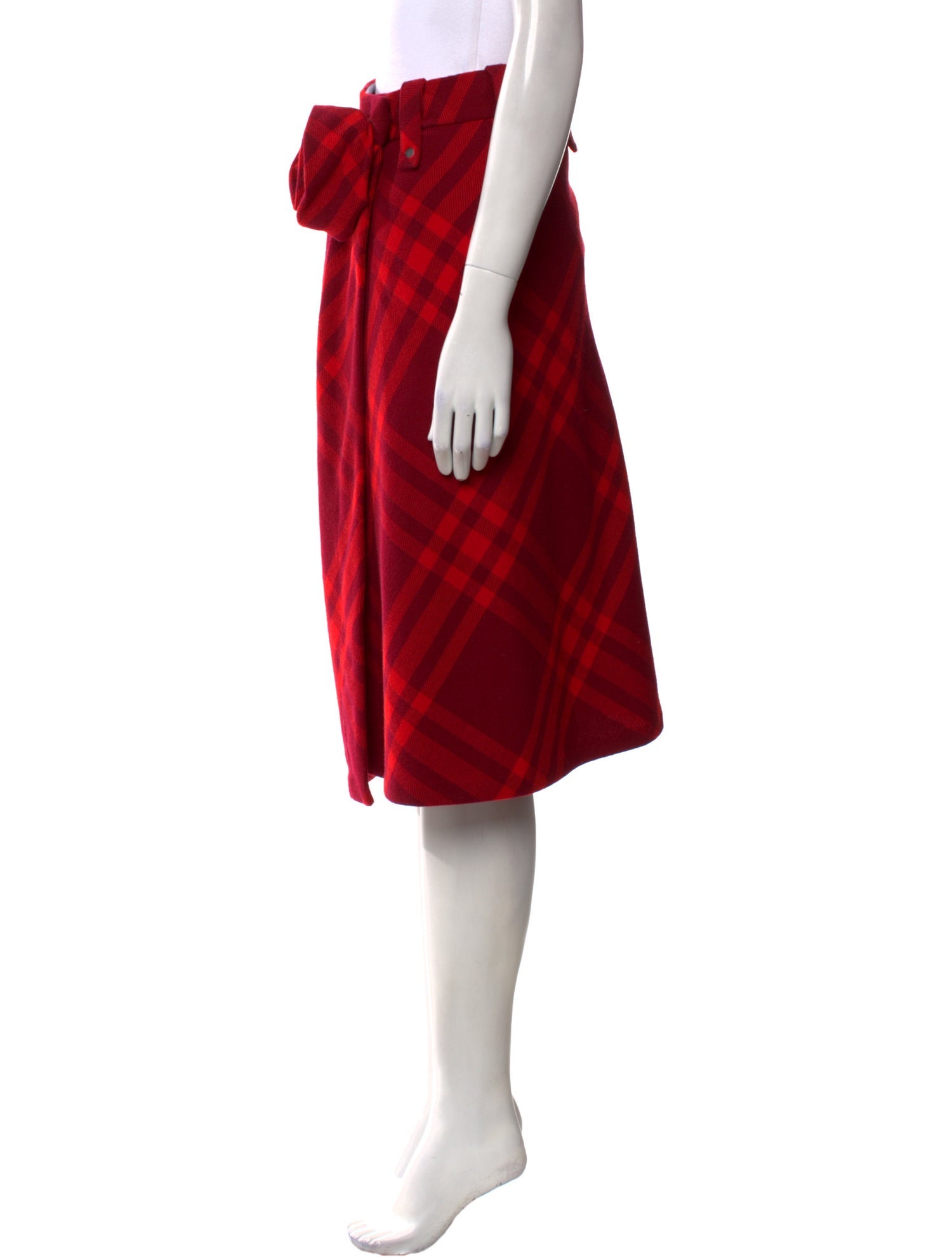 Burberry Wool Knee-Length Skirt w/ Tags