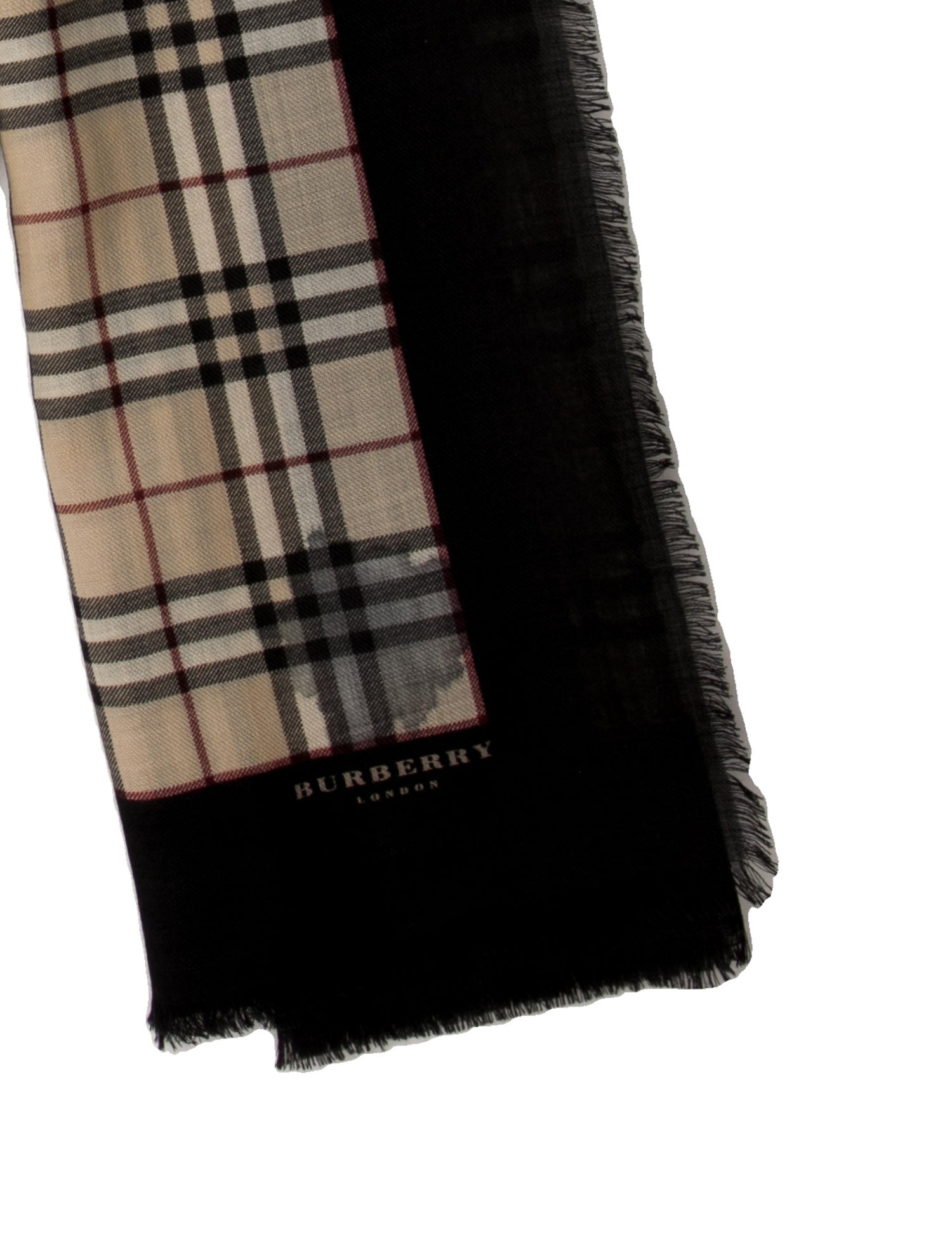 Burberry Wool Printed Shawl