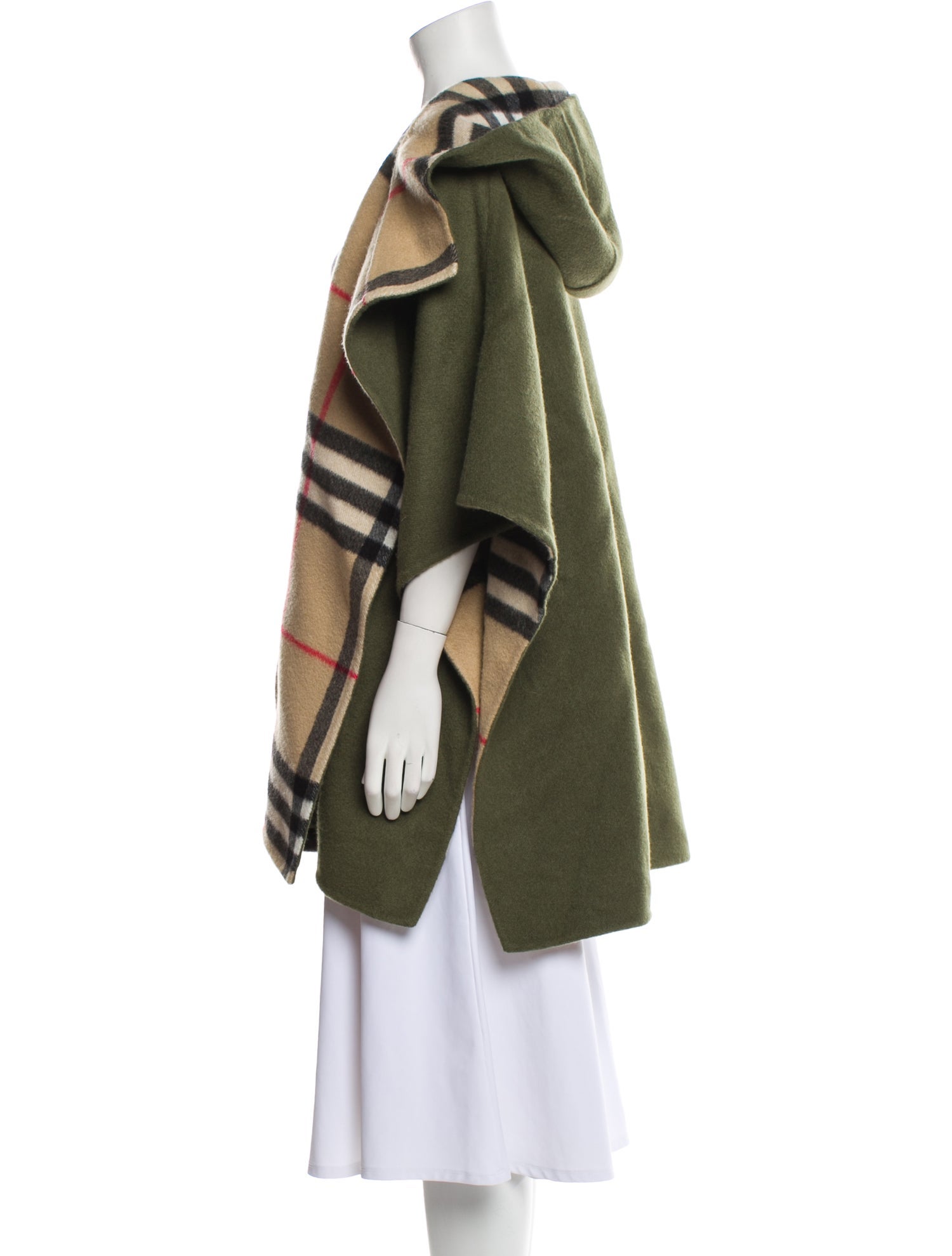 Burberry Cashmere Plaid Print Sweater w/ Tags