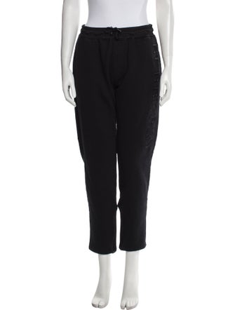 Burberry Embroidered Accent Sweatpants