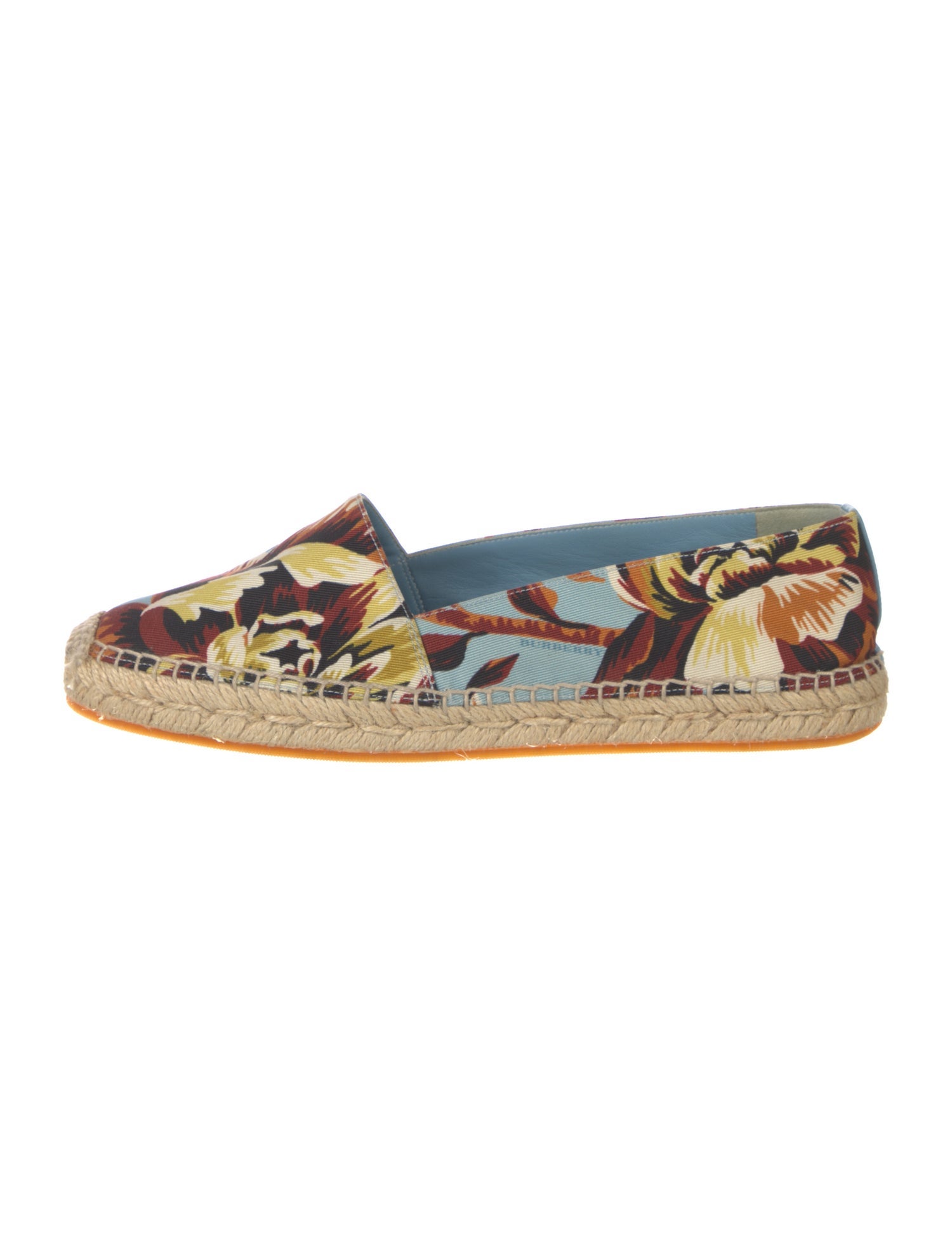Burberry Canvas Floral Print Espadrilles