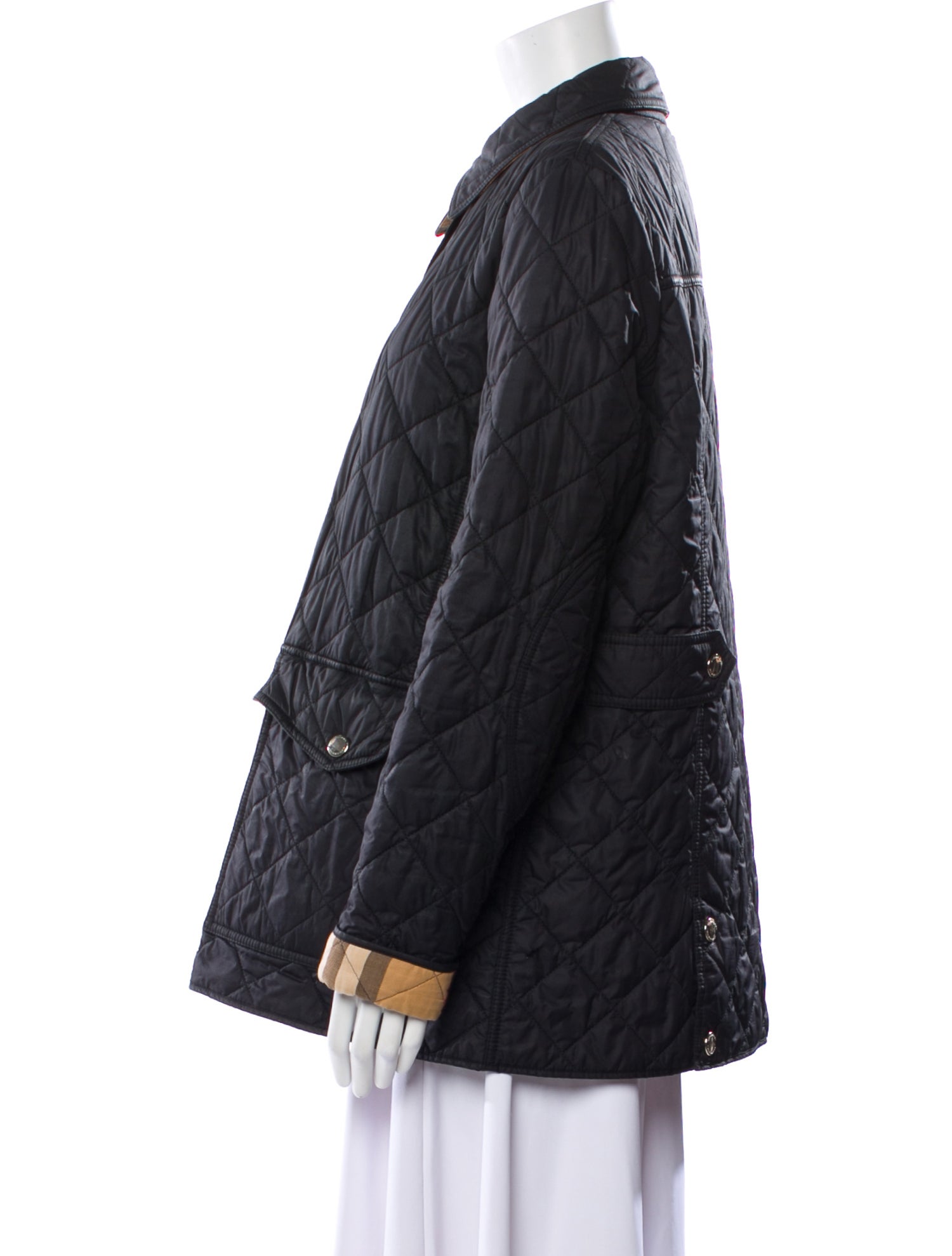 Burberry Striped Coat