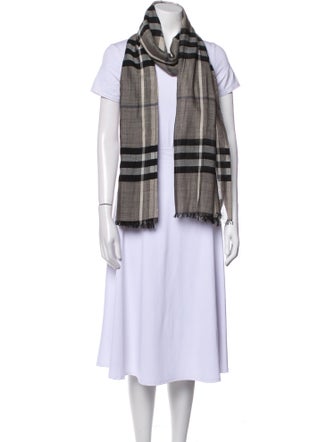 Burberry Cashmere Striped Scarf