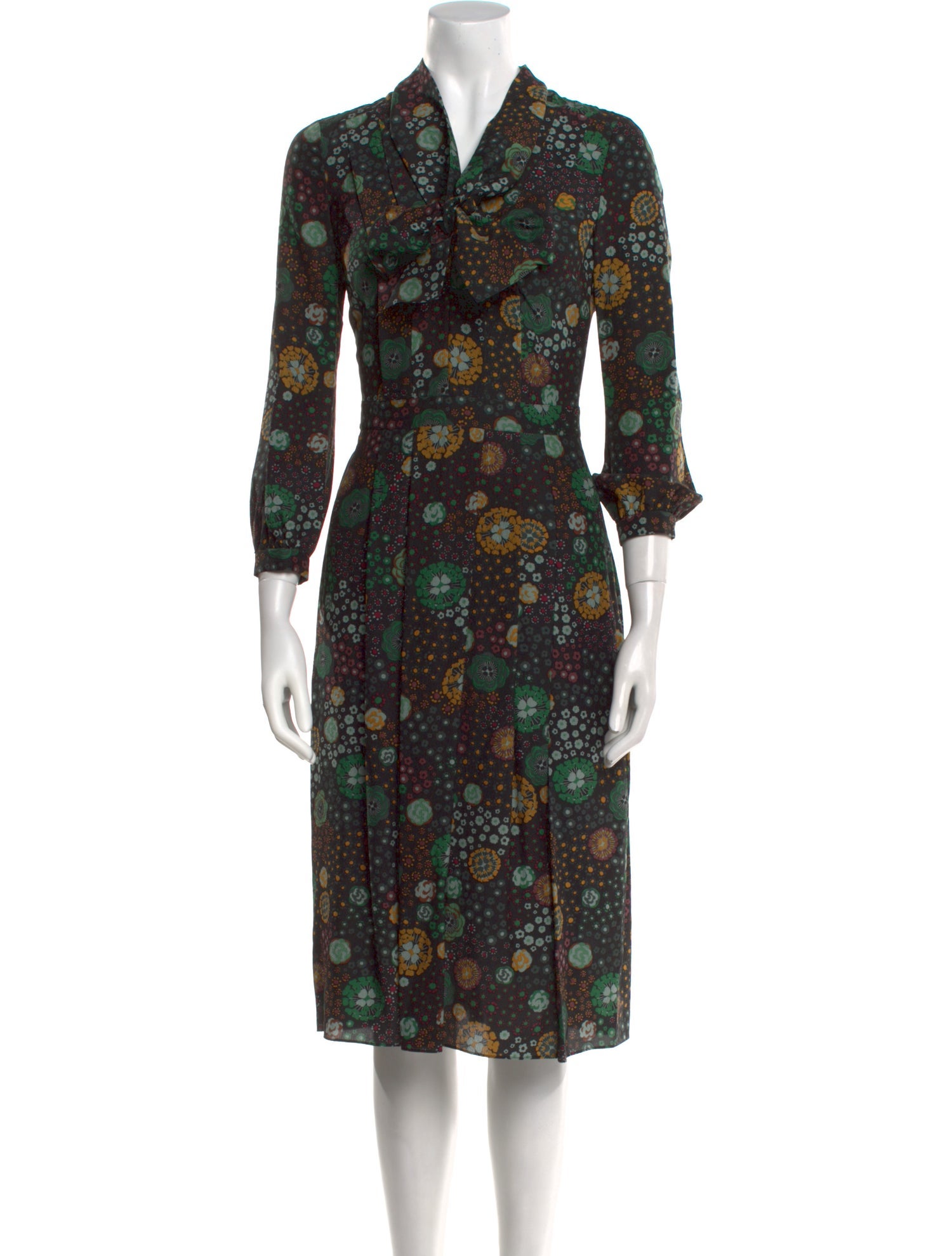 Burberry Silk Knee-Length Dress w/ Tags